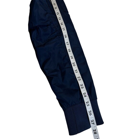 NEW Eleven Paris LA Collection Bomber Jacket Men's Sz L Navy Zip Up Streetwear - Picture 10 of 12